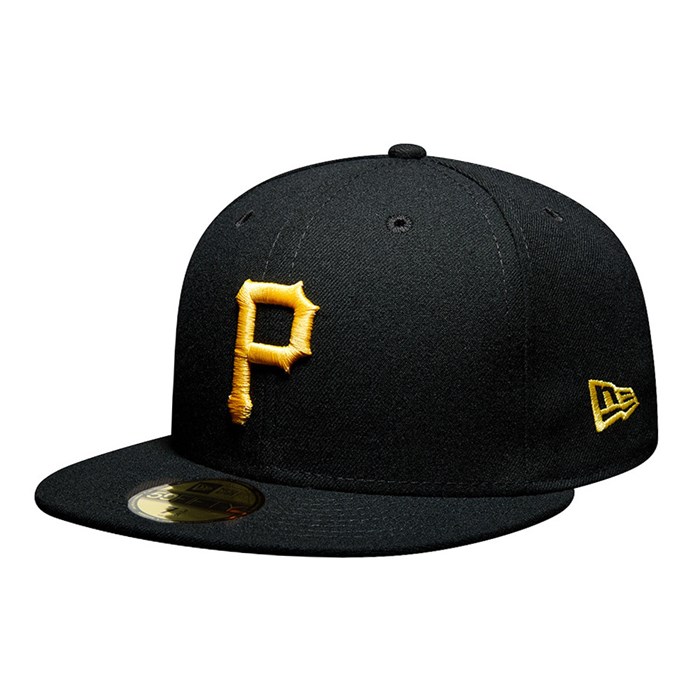 Pittsburgh Pirates Authentic On Field Game 59FIFTY Lippis Mustat - New Era Lippikset Halpa hinta FI-162054